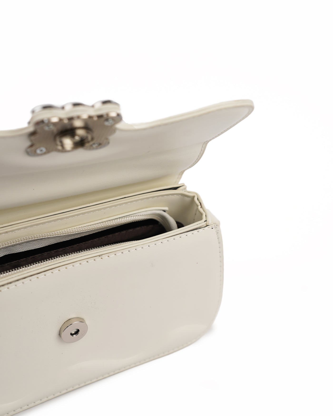Croco Sling White